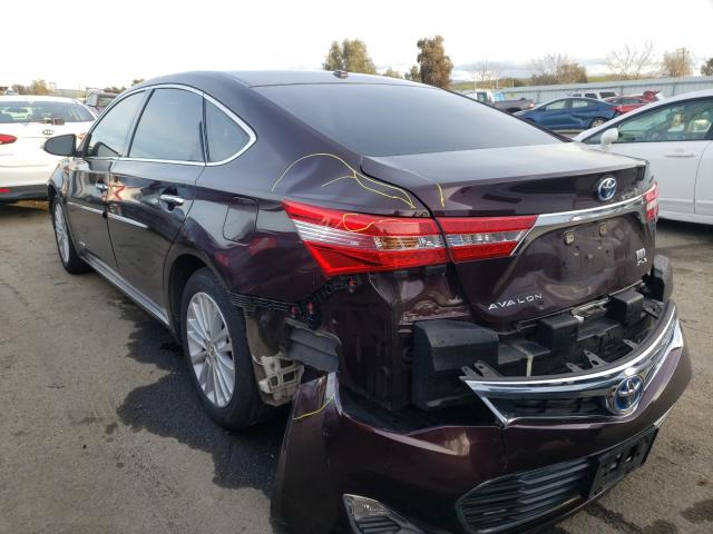 2014 TOYOTA AVALON HYB 4T1BD1EBXEU034780