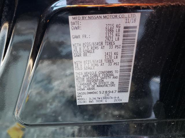 2019 INFINITI QX60 LUXE 5N1DL0MM0KC528947