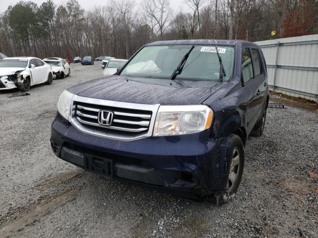 2013 HONDA PILOT LX 5FNYF4H28DB028117