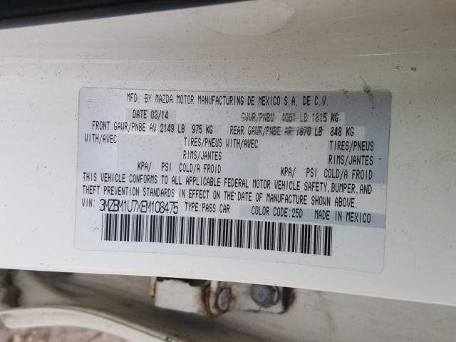 2014 MAZDA 3 SPORT 3MZBM1U7XEM108475
