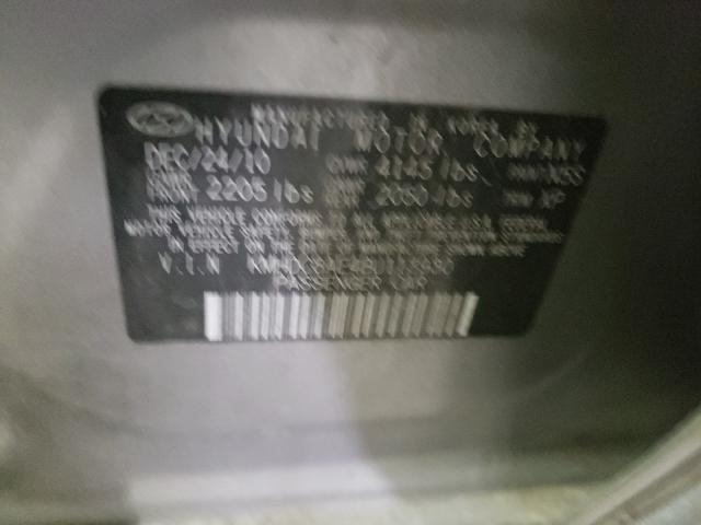 2011 HYUNDAI ELANTRA TO KMHDC8AE4BU113930