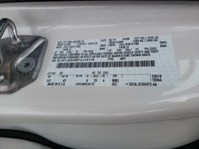 2015 LINCOLN MKC 5LMTJ2AH0FUJ14116