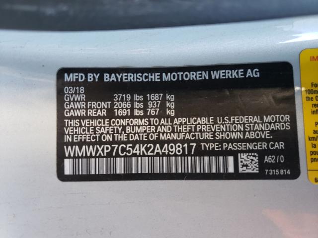 2019 MINI COOPER S - WMWXP7C54K2A49817