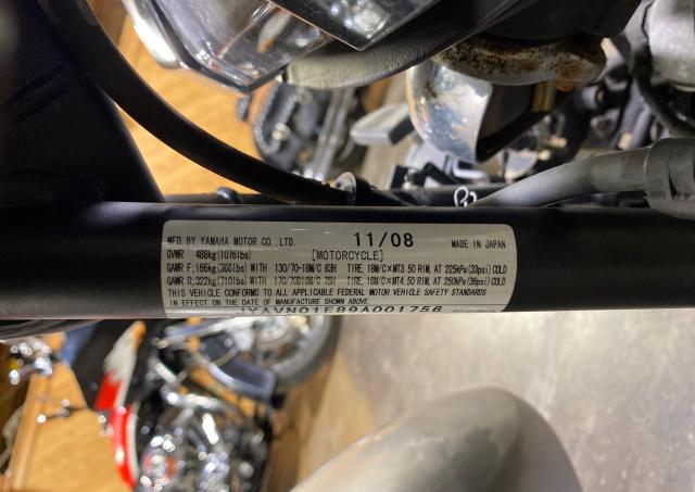 2009 YAMAHA XVS950 A JYAVN01E89A001756
