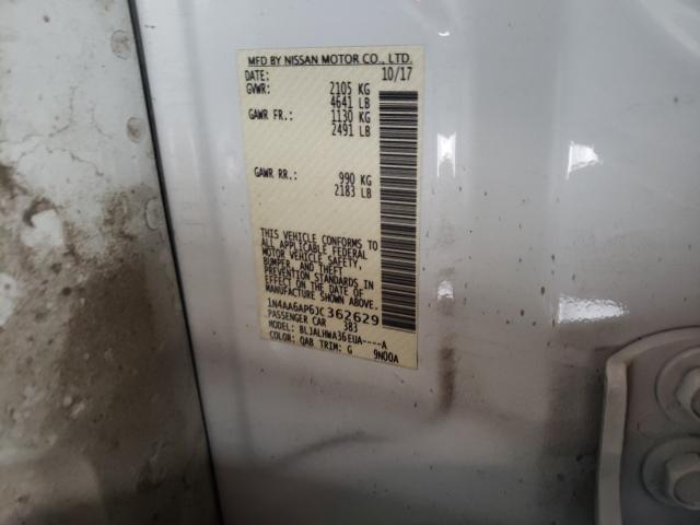 2018 NISSAN MAXIMA 3.5 - 1N4AA6AP6JC362629
