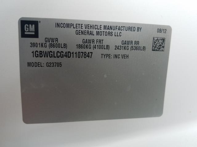 2013 CHEVROLET EXPRESS G2 1GBWGLCG4D1107847