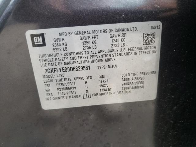 2013 GMC TERRAIN DE 2GKFLYE30D6329561