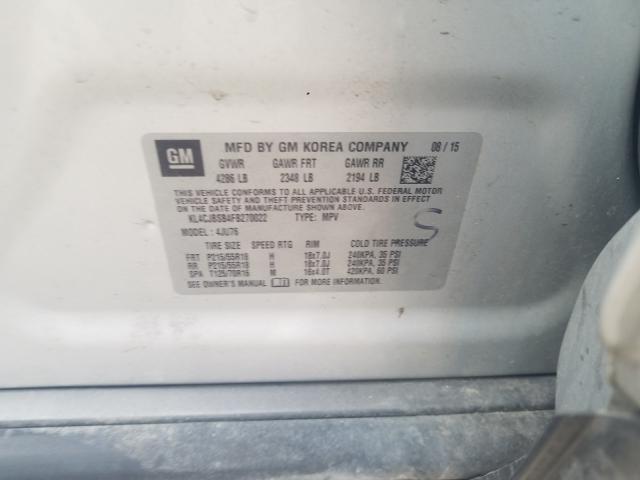 2015 BUICK ENCORE CON KL4CJBSB4FB270022