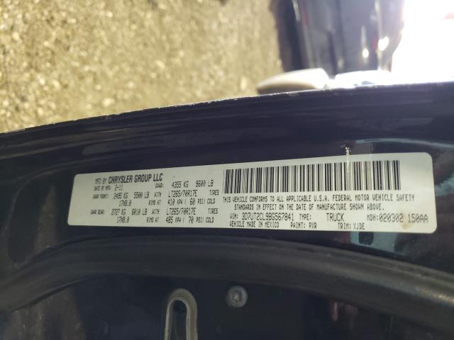 2011 DODGE RAM 2500 3D7UT2CL9BG567841