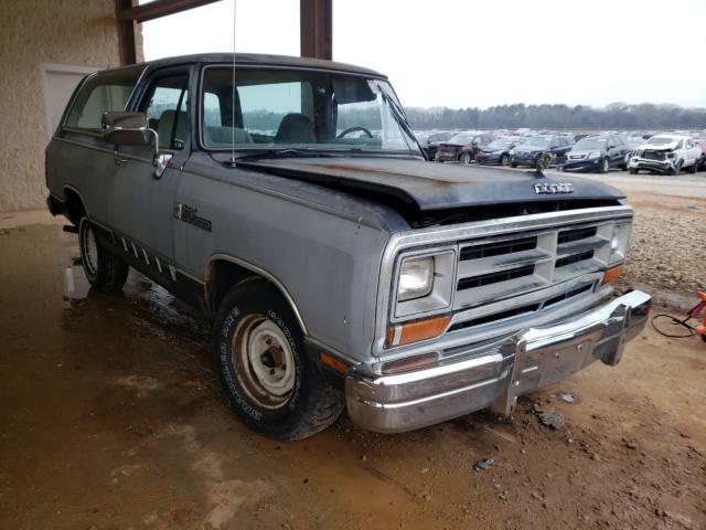 1989 DODGE RAMCHARGER AD-100 en venta AL - TANNER | Wed. Mar 31, 2021 -  Copart EEUU