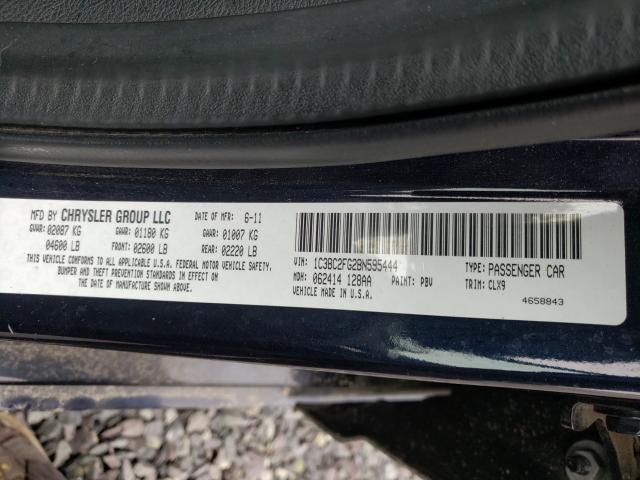 2011 CHRYSLER 200 LIMITE 1C3BC2FG2BN595444