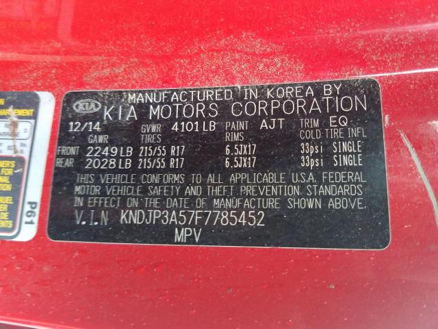 2015 KIA SOUL + KNDJP3A57F7785452