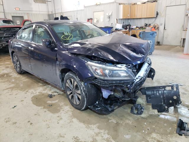 Salvage cars for sale from Copart Columbia, MO: 2015 Honda Accord LX