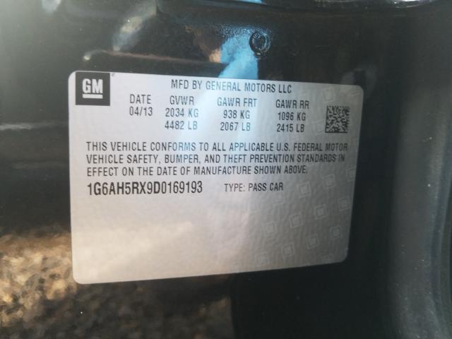 2013 CADILLAC ATS LUXURY - 1G6AH5RX9D0169193