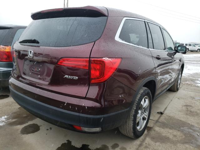 2016 HONDA PILOT EX 5FNYF6H37GB014850