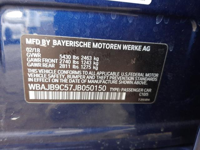 2018 BMW M550XI WBAJB9C57JB050150