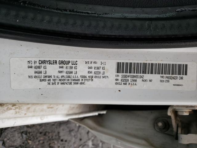 2011 DODGE AVENGER EX 1B3BD4FB3BN551642