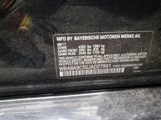 2018 BMW 320 I WBA8A9C50JAD27991