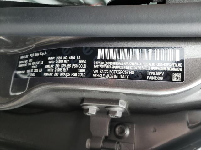 2016 JEEP RENEGADE T ZACCJBCTXGPC57148