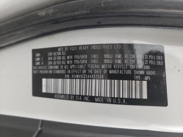 2010 SUBARU TRIBECA LI 4S4WX9GD5A4402508