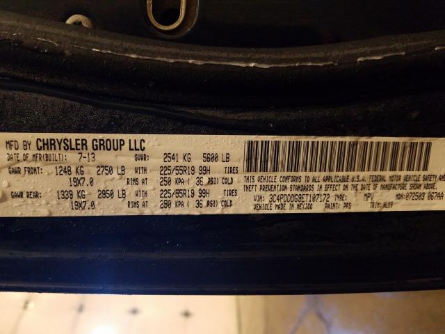 2014 DODGE JOURNEY LI 3C4PDDDG9ET107172