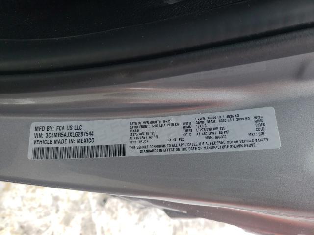 2020 RAM 2500 TRADE 3C6MR5AJXLG287544