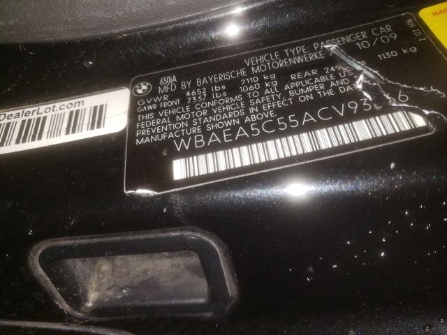 2010 BMW 650 I WBAEA5C55ACV93066