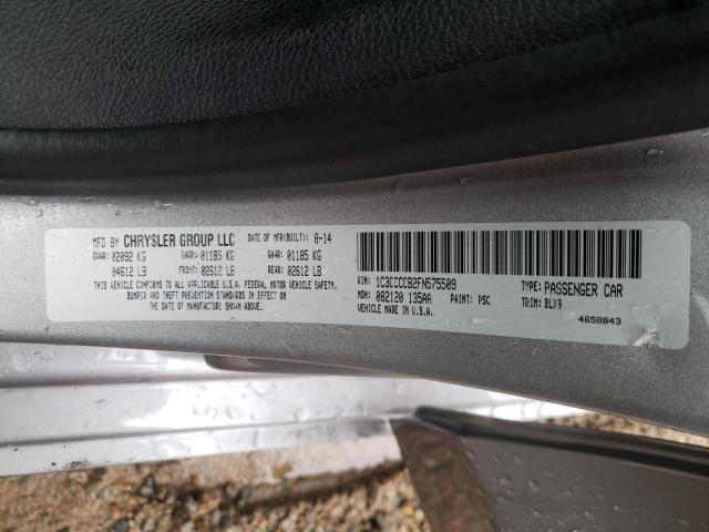 Chrysler 200 2014 -auction- 9