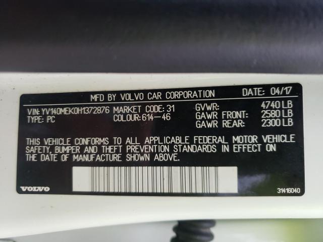 2017 VOLVO 144 YV140MEK0H1372876