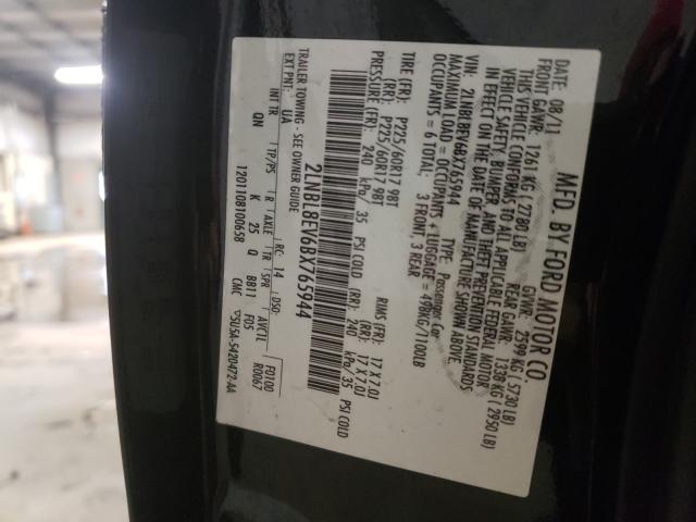2011 LINCOLN TOWN CAR E 2LNBL8EV6BX765944