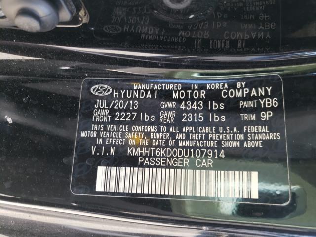 2013 HYUNDAI GENESIS CO KMHHT6KD0DU107914