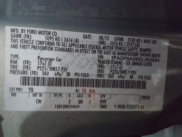 2013 FORD C-MAX SE 1FADP5AU6DL502954
