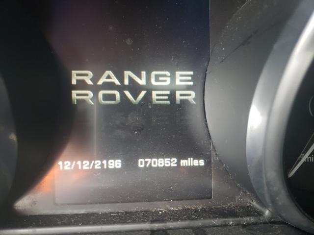 2012 LAND ROVER RANGE ROVE SALVT2BG3CH705277