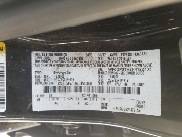 2017 FORD FOCUS RS WF0DP3TH2H4122733