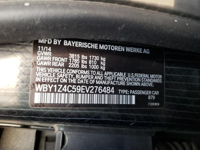 2014 BMW I3 REX WBY1Z4C59EV276484