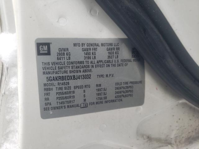 2011 BUICK ENCLAVE CX 5GAKRBEDXBJ413032