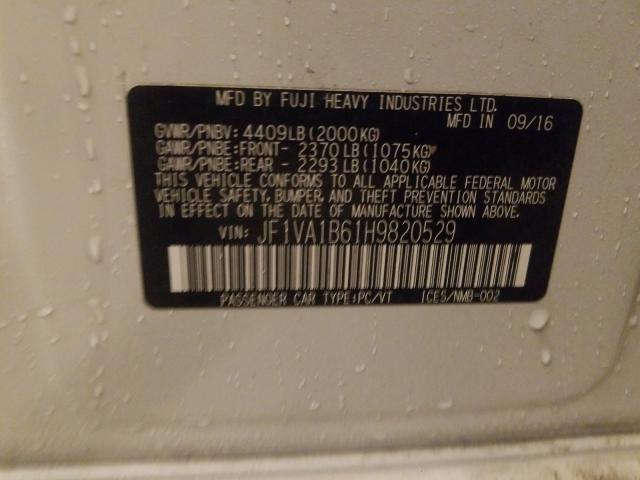 2017 SUBARU WRX JF1VA1B61H9820529