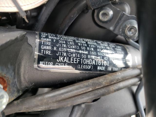 2017 KAWASAKI KLE650 F - JKALEEF10HDA16101