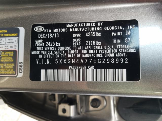 2014 KIA OPTIMA EX 5XXGN4A77EG298992