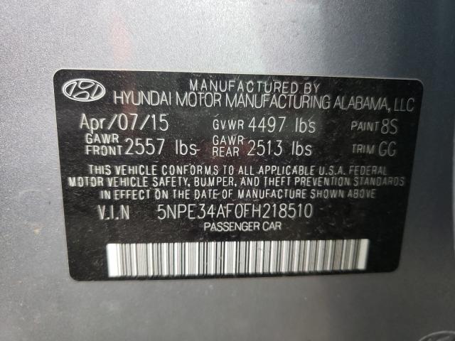2015 HYUNDAI SONATA SPO - 5NPE34AF0FH218510