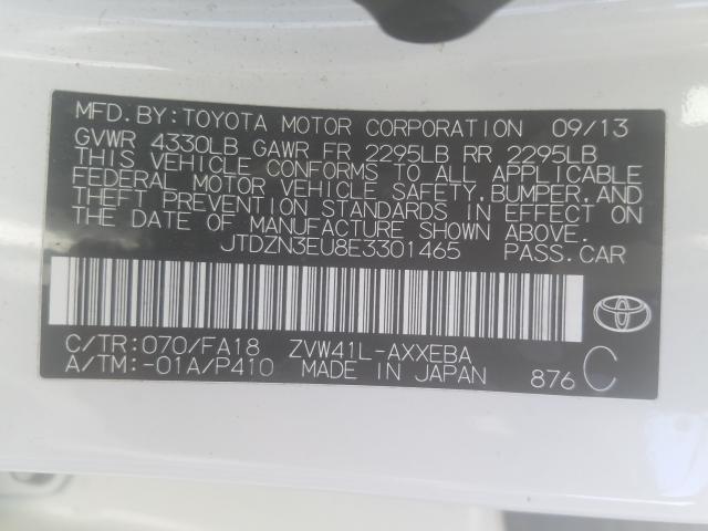 2014 TOYOTA PRIUS V JTDZN3EU8E3301465