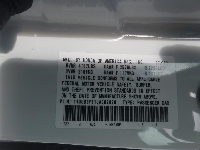 2018 ACURA TLX TECH+A 19UUB3F61JA002880