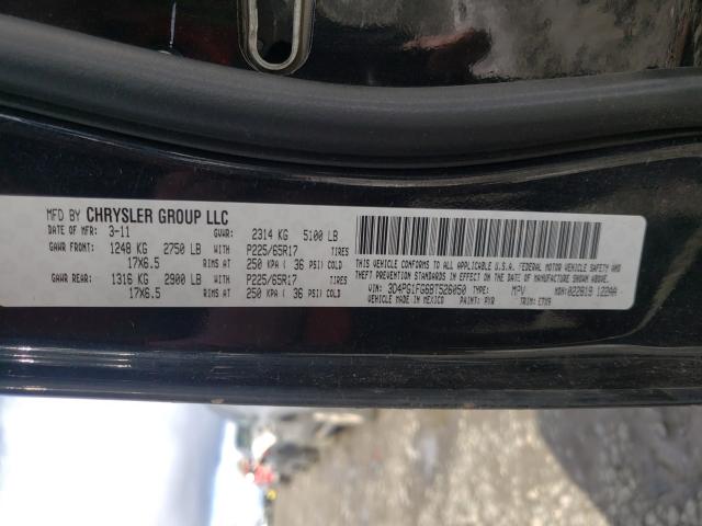 2011 DODGE JOURNEY MA 3D4PG1FG6BT526050