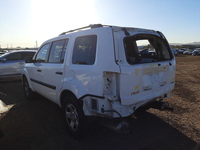 2014 HONDA PILOT LX 5FNYF4H21EB041793