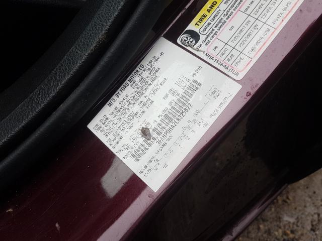 2012 FORD FUSION SE 3FAHP0HA2CR325822