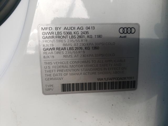 2013 AUDI Q5 PREMIUM - WA1LFAFP0DA087091