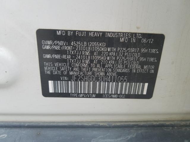 2013 SUBARU FORESTER T JF2SHGGC3DH411055