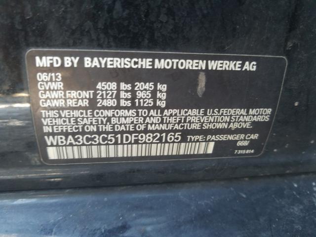 2013 BMW 320 I XDRI WBA3C3C51DF982165