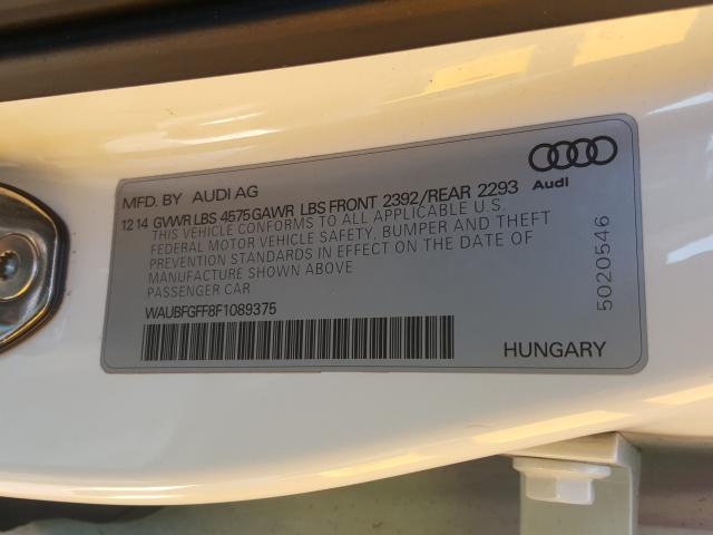 2015 AUDI A3 2.0T WAUBFGFF8F1089375