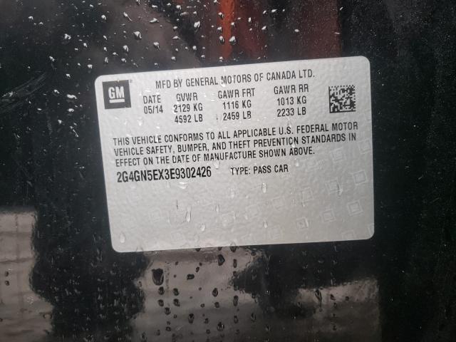 2014 BUICK REGAL PREM 2G4GN5EX3E9302426